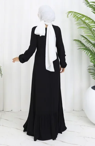 Robe Hijab Noir 4103-01