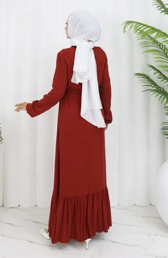 Frilled Belted Dress 4103-02 Tile 4103-02