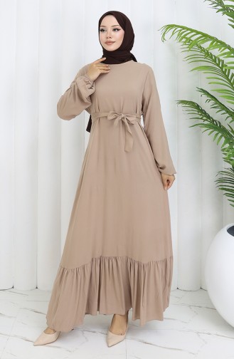Robe Hijab Crème 4103-04