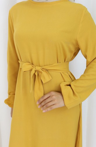 Robe Hijab Jaune 4103-06