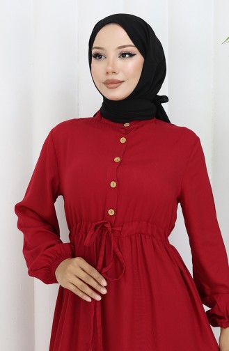 Robe Hijab Bordeaux 0085-08