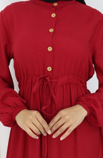 Robe Hijab Bordeaux 0085-08