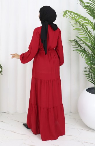 Robe Hijab Bordeaux 0085-08