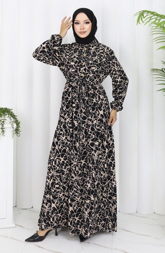 Black Hijab Dress 0087-05