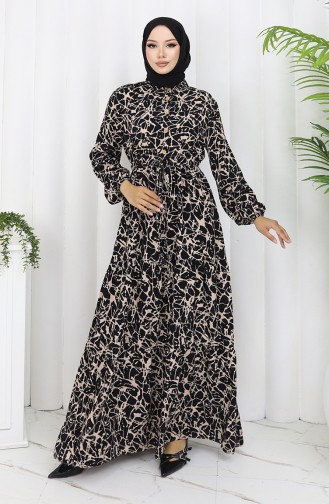Black Hijab Dress 0087-05