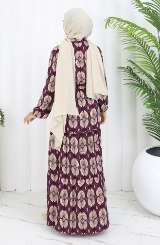 Zwetschge Hijab Kleider 2053-05