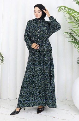 Black İslamitische Jurk 2057-02
