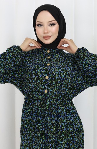 Black İslamitische Jurk 2057-02