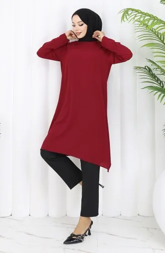 Asymmetrische Prinsessentuniek 4101-03 Claret Red 4101-03