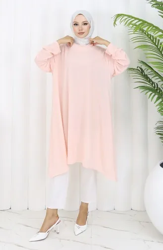 Asymmetrische Prinzessin Tunika 4101-09 Puder 4101-09
