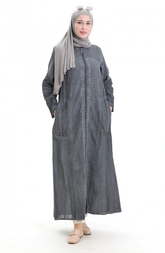 Gray Abaya 2015-01