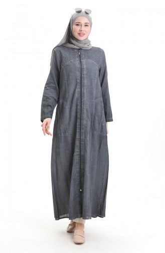 Gray Abaya 2015-01