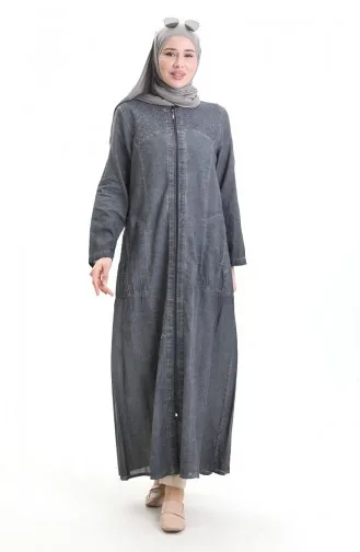 Şile Cloth Authentic Abaya 2015-01 Grau 2015-01