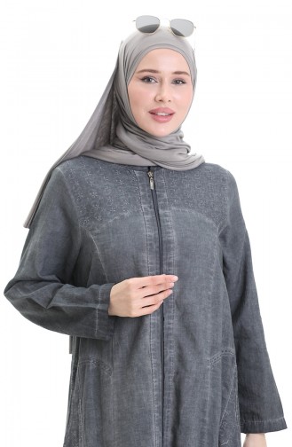 Gray Abaya 2015-01