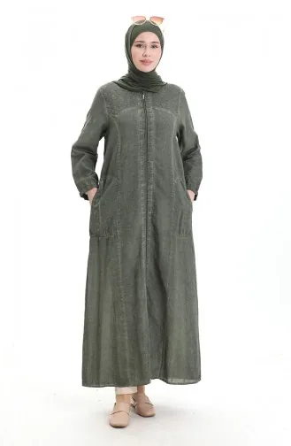 Şile Bezi Authentique Abaya 2015-02 Kaki 2015-02