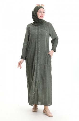 Khaki Abaya 2015-02