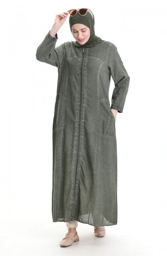 Khaki Abaya 2015-02