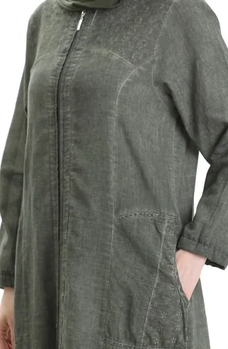 Şile Bezi Authentique Abaya 2015-02 Kaki 2015-02