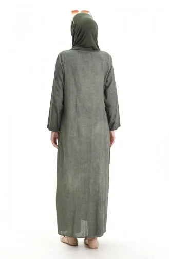 Şile Bezi Authentique Abaya 2015-02 Kaki 2015-02