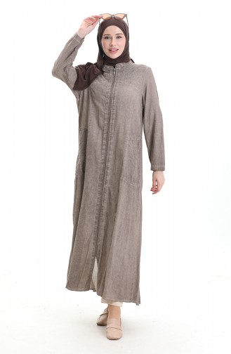Beige Abaya 2015-03