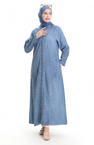 Ice Blue Abaya 2015-05