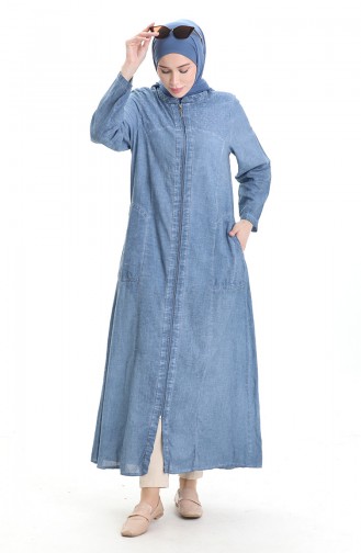 Ice Blue Abaya 2015-05