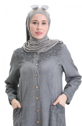 عباءه رمادي 4555-01