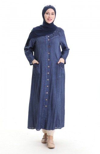 Indigo Abaya 4555-04