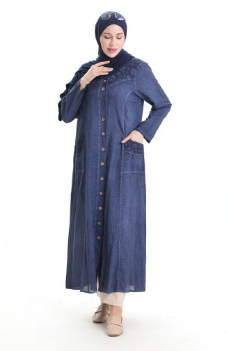 Indigo Abaya 4555-04
