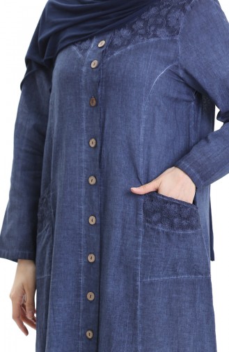 Indigo Abaya 4555-04