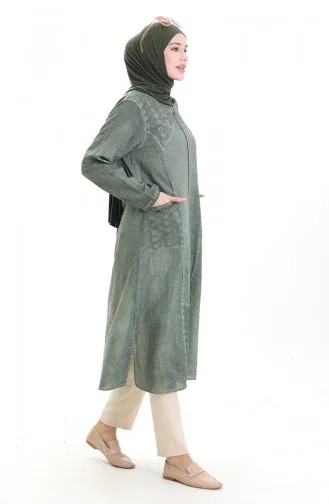 Authentique Cape Abaya 0708-02 Kaki 0708-02