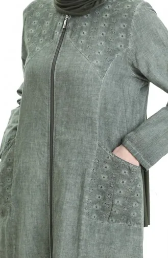 Authentique Cape Abaya 0708-02 Kaki 0708-02
