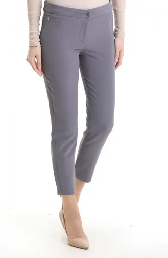 Straight Leg Trousers 4004-03 Gray 4004-03