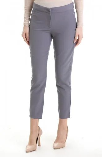 Straight Leg Trousers 4004-03 Gray 4004-03