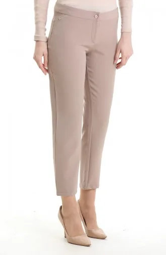 Pantalon Droit 4004-06 Café Au Lait 4004-06