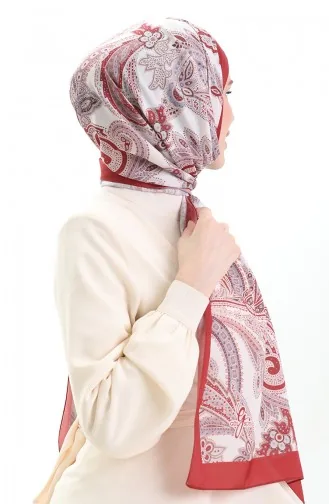 Ethnic Patterned Soft Shawl 70296-18 Tile Lilac 70296-18
