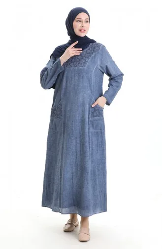 Şile Cloth Authentic Dress 4550-01 Ice Blue 4550-01