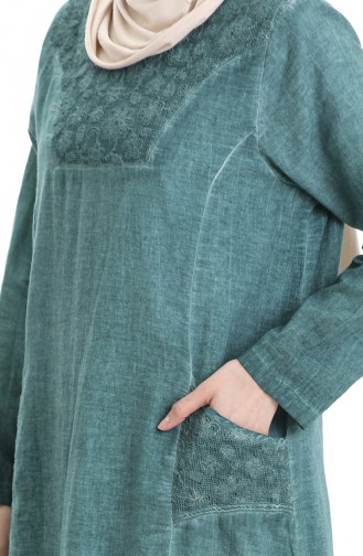 Green İslamitische Jurk 4550-04