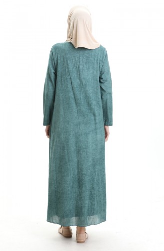 Green İslamitische Jurk 4550-04