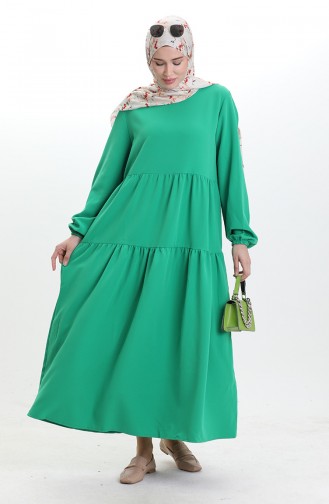 Green İslamitische Jurk 1835A-03