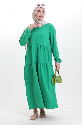 Green İslamitische Jurk 1835A-03