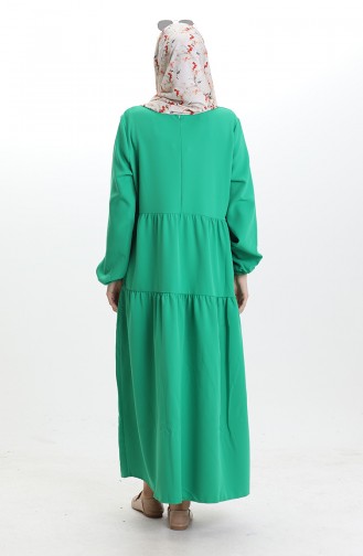 Green İslamitische Jurk 1835A-03