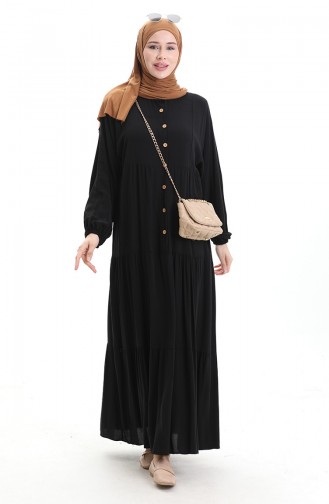 Robe Hijab Noir 0090-01
