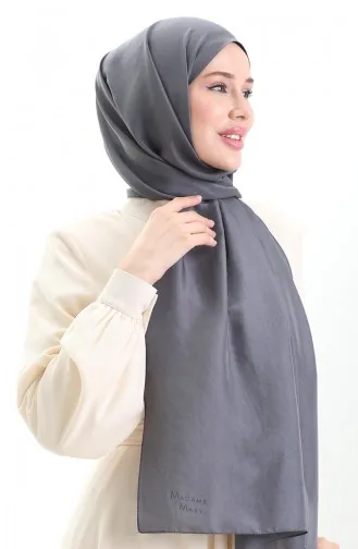 Madame Mary Franse Voile Sjaal 19099-02 Gerookt 19099-02