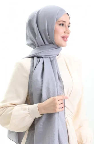 Madame Mary Französischer Voile Schal 19099-03 Grau 19099-03