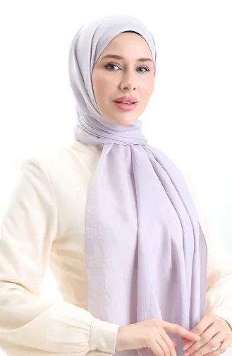 Madame Mary Fransız Vual Şal 19099-04 Açık Gri