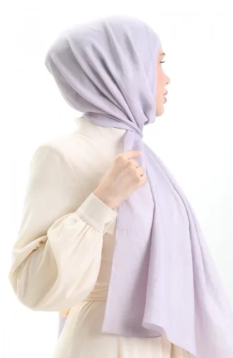 Madame Mary Fransız Vual Şal 19099-04 Açık Gri