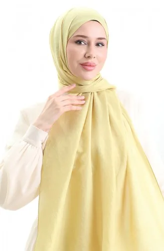 Madame Mary Fransız Vual Şal 19099-09 Yağ Yeşili