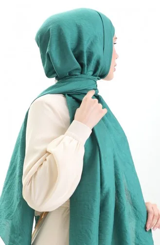 Châle En Voile Français Madame Mary 19099-10 Vert émeraude 19099-10