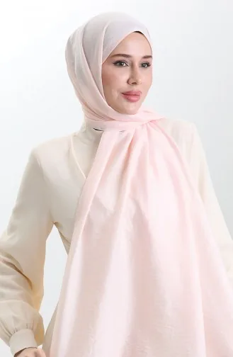 Châle En Voile Français Madame Mary 19099-11 Rose Poudré 19099-11